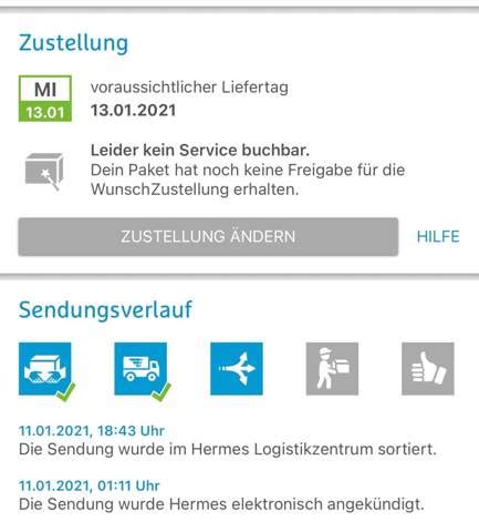 zustellung hermes in herdecke